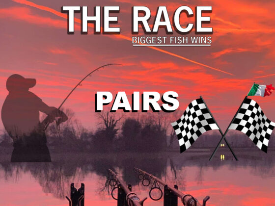 Fishing competition poster, biggest fish wins.